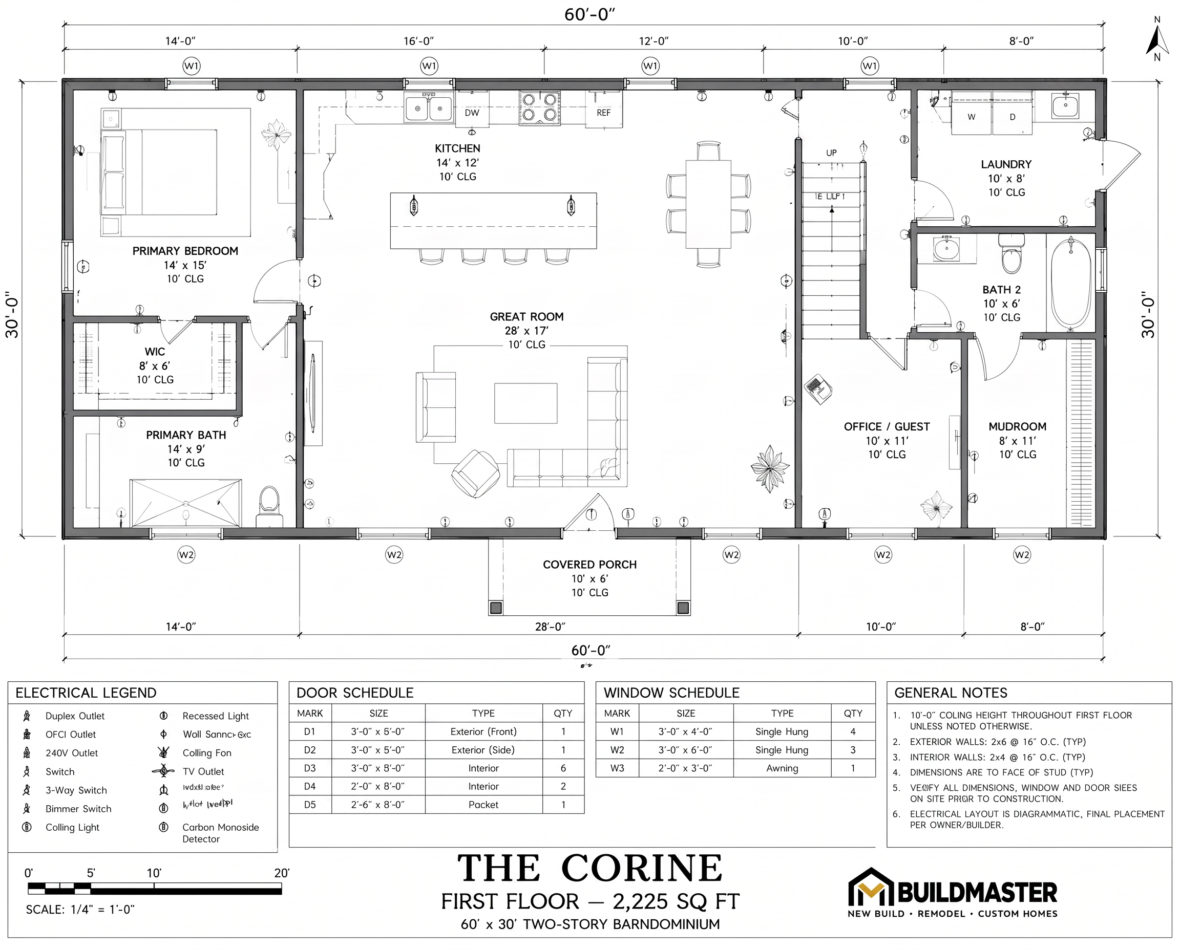 The Corine floor plan 1
